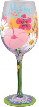 LOLITA WINE GLASS I LOVE YOU MOM