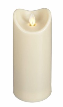 LUXURYLITE LED IVORY PILLAR 2.75&quot; x 7&quot;