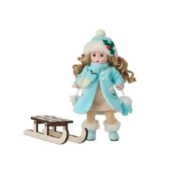MADAME ALEXANDER 8" CHRISTMAS SLEDDING