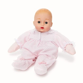 MADAME ALEXANDER PINK CHECK HUGGUMS