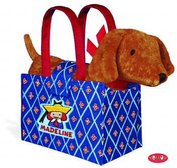MADELINE GENEVIEVE DOG IN TOTE BAG 9&quot;