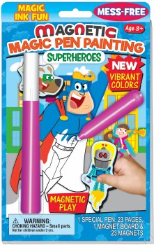 MAGNETIC MAGIC PEN PAINTING SUPER HEROES