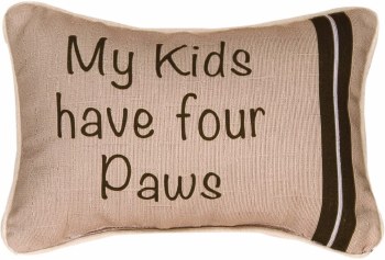 MANUAL PILLOW MY KIDS HAVE FOUR PAWS
