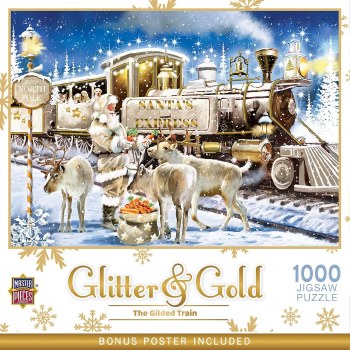 MASTERPEICE PUZZLE 1000pc GILDED TRAIN