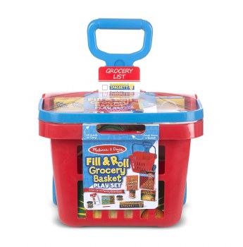 MELISSA &amp; DOUG FILL ROLL GROCERY BASKET