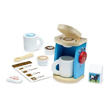 MELISSA &amp; DOUG WOOD BREW &amp; SERVE COFFEE