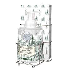 MICHEL EVERGREEN FOAMING SOAP SET