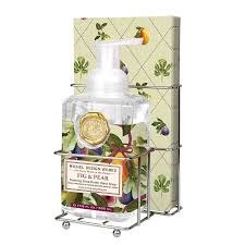 MICHEL FIG &amp; PEAR FOAMING SOAP SET