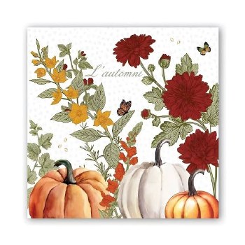 MICHEL PUMPKIN DELIGHT LUNCHEON NAPKIN
