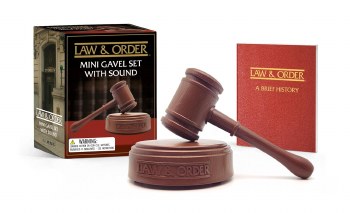 MINI KIT LAW &amp; ORDER MINI GAVEL W/SOUND