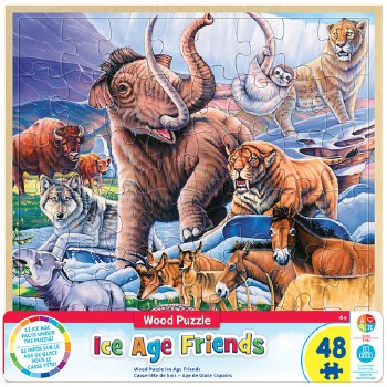 MP 48PC WOODEN PUZZLE ICE AGE