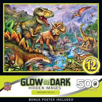 MP 500pc PUZZLE DINOSAUR VALLEY