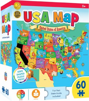 MP 60pc PUZZLE USA MAP