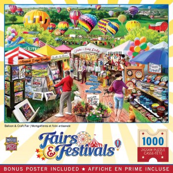 MP PUZZLE 1000pc BALLOON &amp; CRAFT FAIR