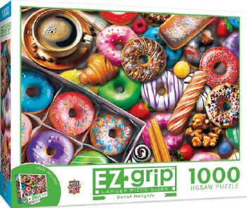 MP PUZZLE 1000pc EZ GRIP DONUT DELIGHTS