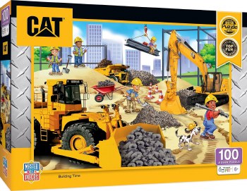 MP PUZZLE 100PC CAT BUILDING TIME