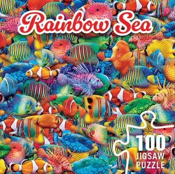 MP PUZZLE 100pc RAINBOW SEA