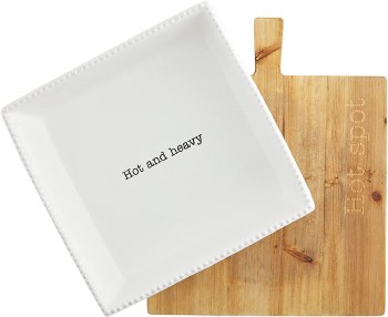 MUD PIE CIRCA BAKER &amp; TRIVET SET