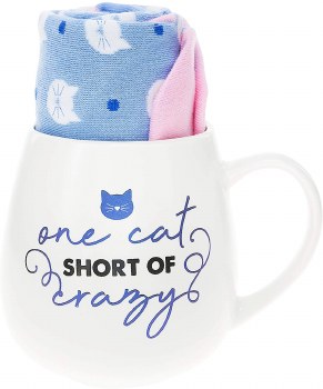 MUG &amp; SOCK SET CAT