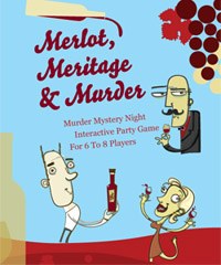 MURDER MYSTERY GAME - MERLOT &amp; MURDER