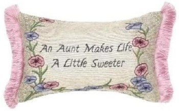 MW PILLOW AUNT MAKES LIFE SWEETER