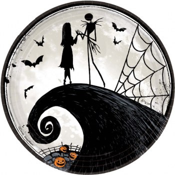 NIGHTMARE BEFORE CHRISTMAS 9&quot; PLATES