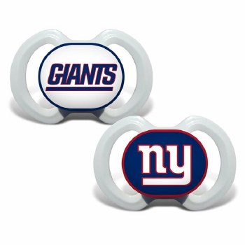 NY GIANTS 2PK PACIFIERS