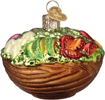 OLD WORLD CHRISTMAS BOWL OF SALAD