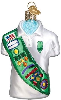OLD WORLD CHRISTMAS GIRL SCOUT UNIFORM