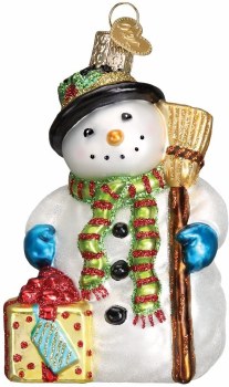 OLD WORLD CHRISTMAS GLEEFUL SNOWMAN