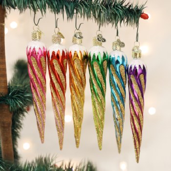 OLD WORLD CHRISTMAS SHIMMERING ICICLES