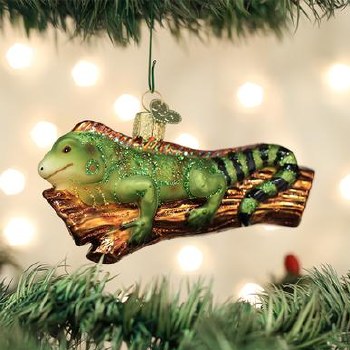 OLD WORLD CHRISTMAS IGUANA