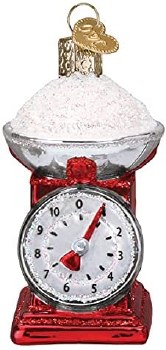 OLD WORLD CHRISTMAS KITCHEN SCALE