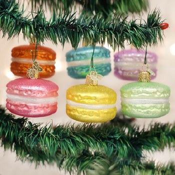 OLD WORLD CHRISTMAS MACARON ASST