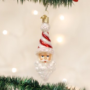 OLD WORLD CHRISTMAS PEPPERMINT SANTA