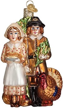 OLD WORLD CHRISTMAS PILGRAM THANKSGIVING
