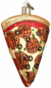 OLD WORLD CHRISTMAS PIZZA SLICE