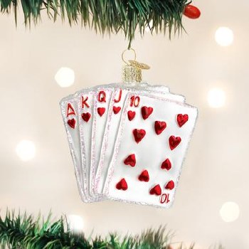 OLD WORLD CHRISTMAS ROYAL FLUSH