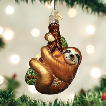 OLD WORLD CHRISTMAS SLOTH