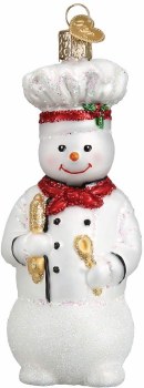OLD WORLD CHRISTMAS SNOWMAN CHEF