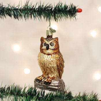 OLD WORLD CHRISTMAS WISE OLD OWL