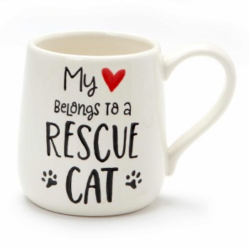OUR NAME IS MUD RESCUE CAT MUG