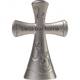 P/M BLESS OUR HOME TABLETOP CROSS