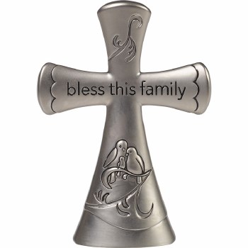 P/M BLESS THIS FAMILY TABLETOP CROSS