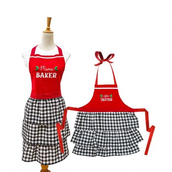 EVERGREEN MOMMY &amp; ME HOLIDAY APRON SET