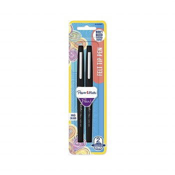 PAPERMATE 2CT BLACK FLAIR MARKERS