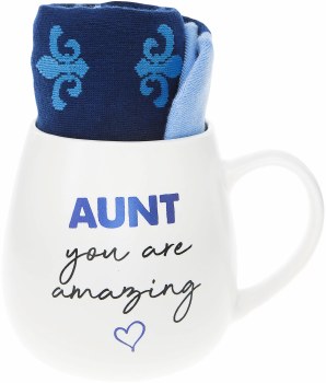 PAVILION MUG &amp; SOCK SET AUNT