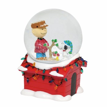 PEANUTS CHARLIE BROWN MUSICAL WATERGLOBE