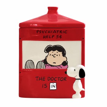 PEANUTS LUCY COOKIE JAR