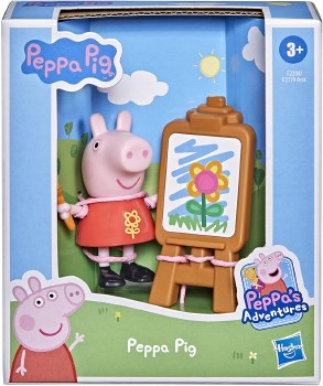 PEPPA PIG FIGURE W/ART EASEL